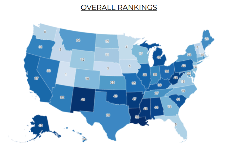 Is New Jersey one of the best states in the country? See how it ranks