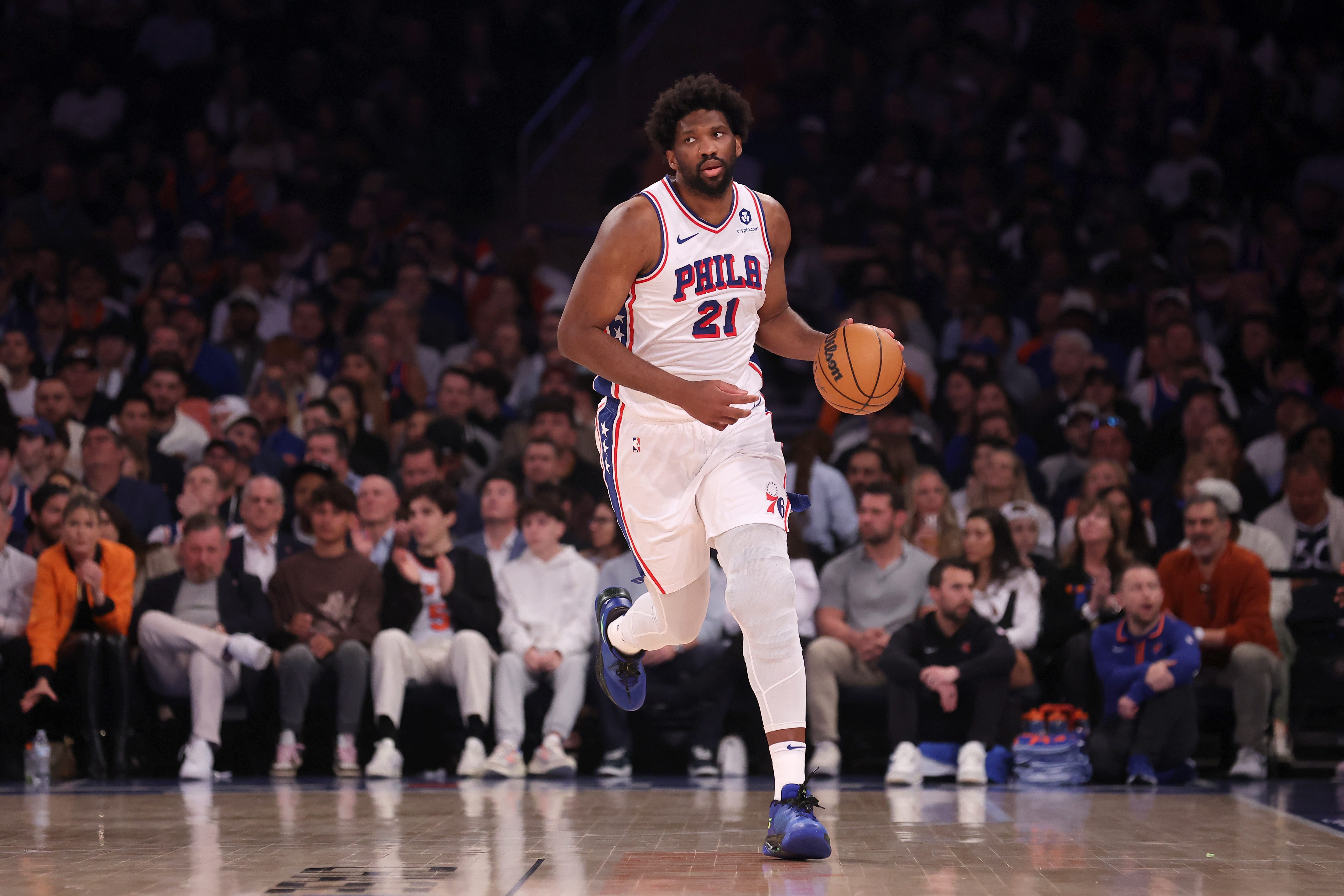 Paul George explains how Sixers can keep Joel Embiid healthy for the playoffs