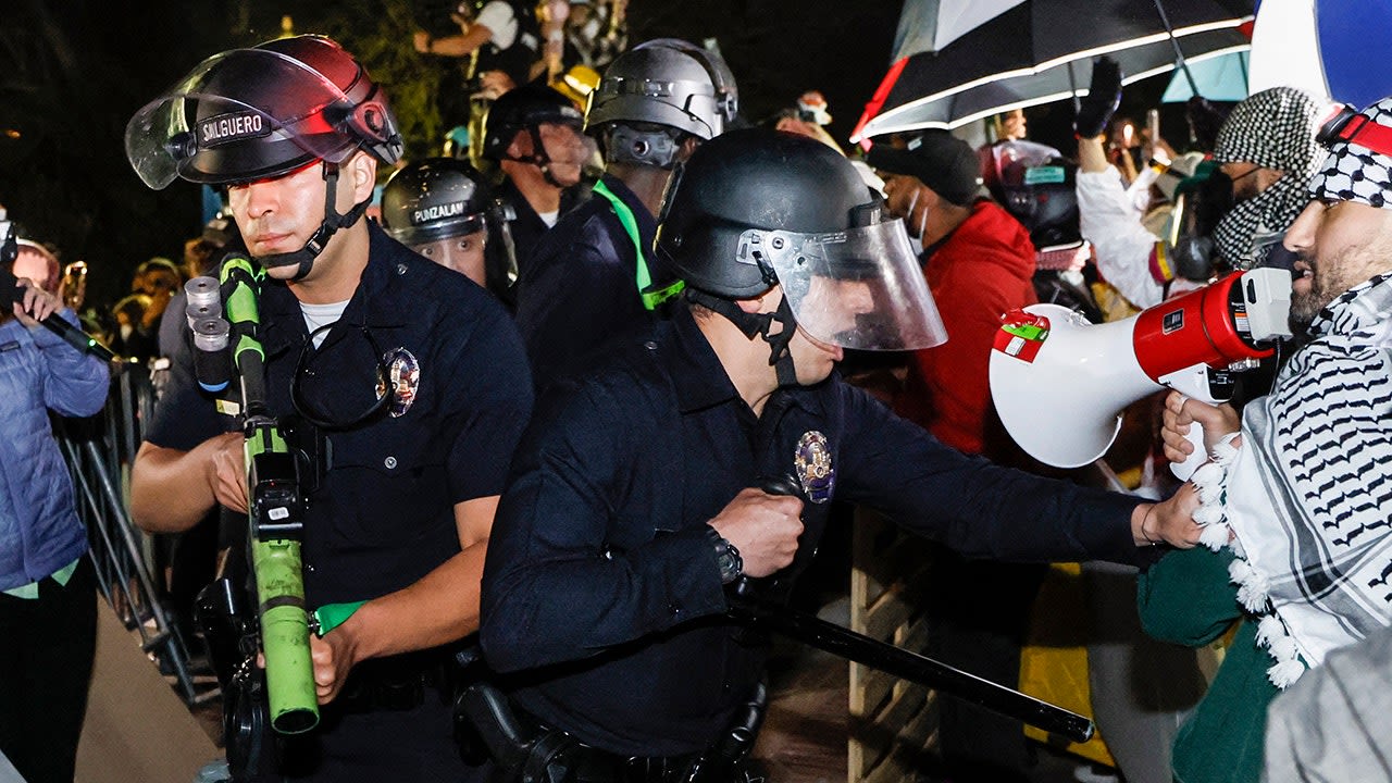 Police at UCLA arrest over 130 anti-Israel agitators, dismantle left-wing encampment