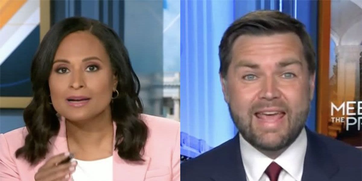 'I have to hit pause here': J.D. Vance flips out on NBC's Welker as she fact-checks him