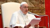 Pope Francis calls for ban on surrogacy and ‘commercialisation’ of pregnancy