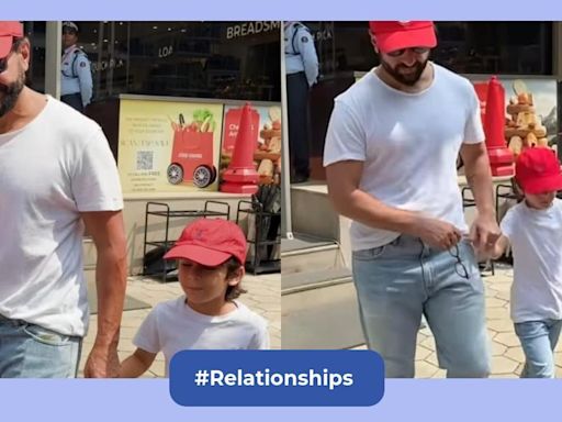 Watch: Saif Ali Khan twinning with son Taimur is the cutest thing you'll see today