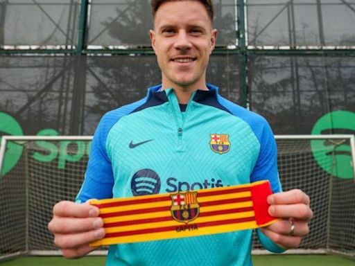 Ter Stegen tomará la palabra antes del Gamper como primer capitán del Barça