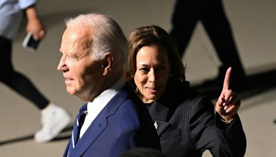 Kamala Harris y Joe Biden, en un acto público conjunto el 15 de agosto