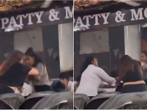 Noida: Fierce Fight Breaks Out Between 2 Girls Inside Amity University Canteen; Students Cheer & Record VIDEO