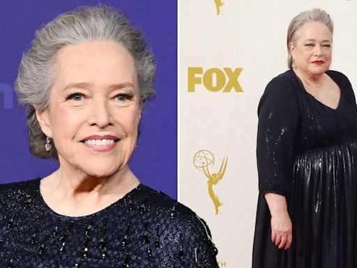 Kathy Bates shocks fans with drastic 100lb weight loss on Emmys red carpet