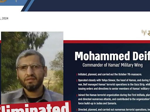 Who was Mohammed Deif, Hamas leader behind the October 7 Al-Aqsa Flood attack on Israel? - The Economic Times