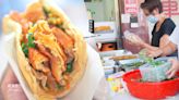 台中人氣傳統早餐店～燒餅有滿滿爆量蔥、油條現捍現炸香酥好味道！