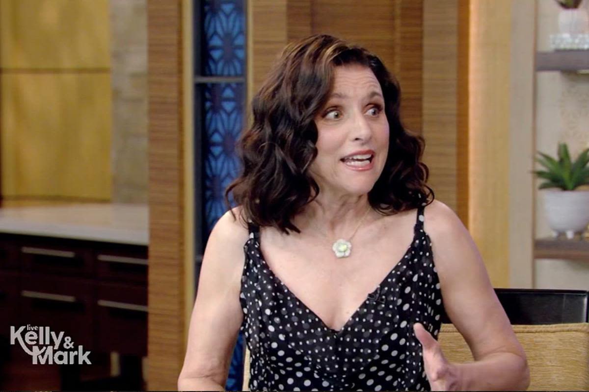 'Seinfeld' alum Julia Louis-Dreyfus tells 'Live' about the nurse who called her "Elaine" when she was giving birth to her first child: "Can you believe that?"