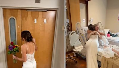 El día de su boda, su mejor amiga dio a luz y decidió ir a visitarla al hospital antes de la ceremonia