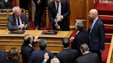 Greece's main opposition party to abstain from votes in parliament
