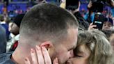 Taylor Swift’s Lipstick Didn’t Budge an Inch While Celebrating the Chiefs’ Win With Travis Kelce