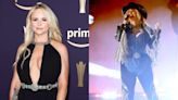 Miranda Lambert Puts Western Spin on Plunging Cocktail Dress With Turquoise Accessories for ACM Awards 2024 Red Carpet, Dons...