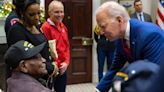 Austin-area World War II veterans meet President Biden in surprise visit to the White House