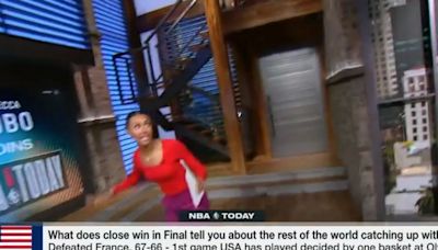 Heartstopping moment earthquake hits TV reporter live on air