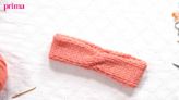 Stitch a cute knitted headband with our video tutorial