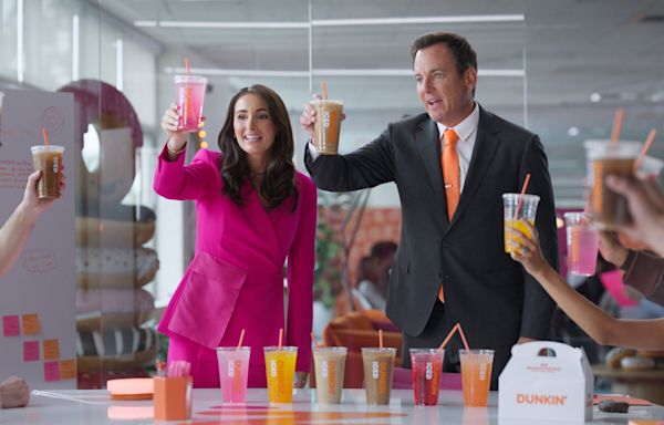 ...Over at Dunkin' in New Ad After Ben Affleck and Matt Damon 'Bullied Me Into It' He Says (Exclusive)