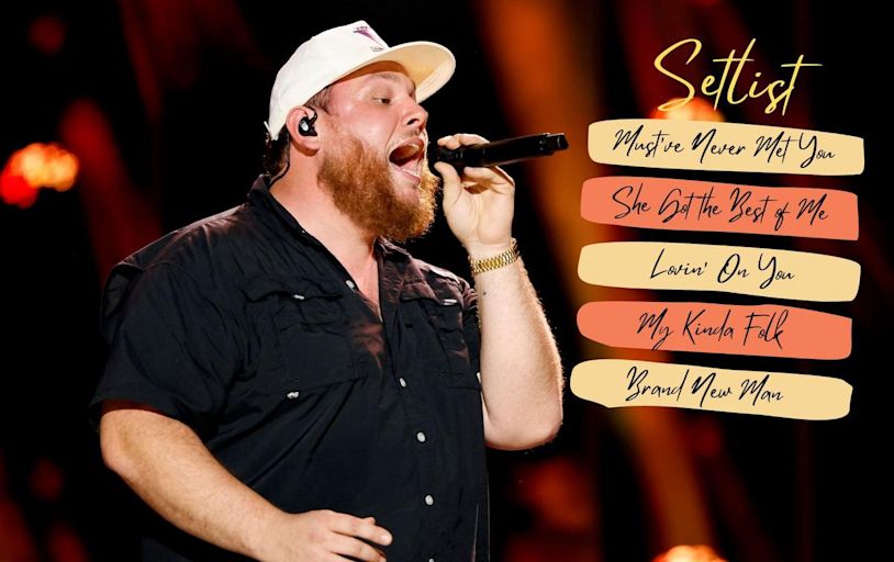 See Luke Combs' 2024 Growin' Up and Gettin' Old Tour Setlist