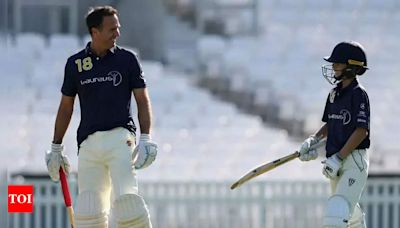 Michael Vaughan's son Archie signs first professional contract with Somerset | Cricket News - Times of India