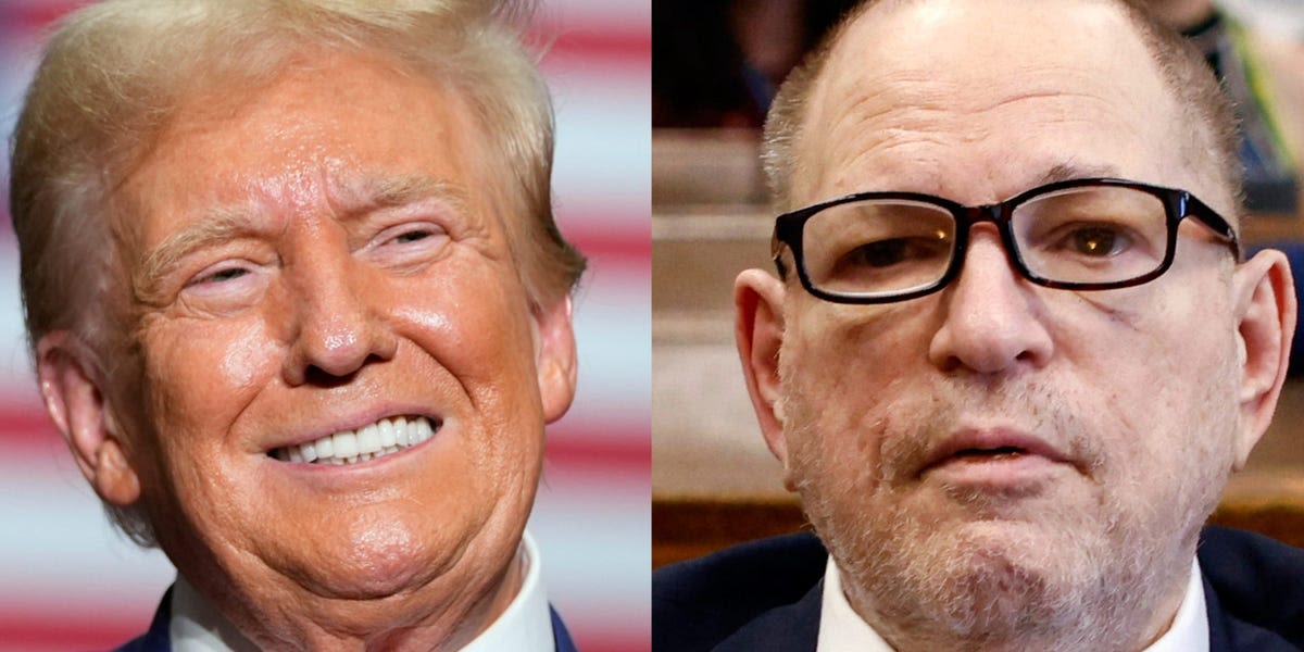 Trump will mimic Harvey Weinstein's successful appeal to fight his own sexual-assault verdict Friday. It won't be as easy.