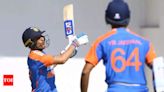 3rd T20I: Shubman Gill, Ruturaj Gaikwad push India to 182/4 against Zimbabwe | Cricket News - Times of India