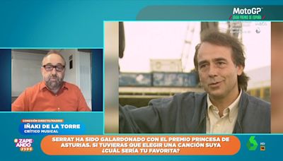 Iñaki de la Torre, ante el Princesa de Asturias a Serrat: "Este hombre ha cambiado la música española"