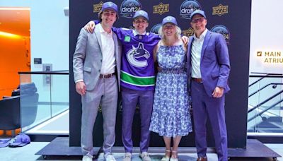 Whirlwind of a week, from Vegas to Vancouver, for Canucks Burlington draft pick Riley Patterson