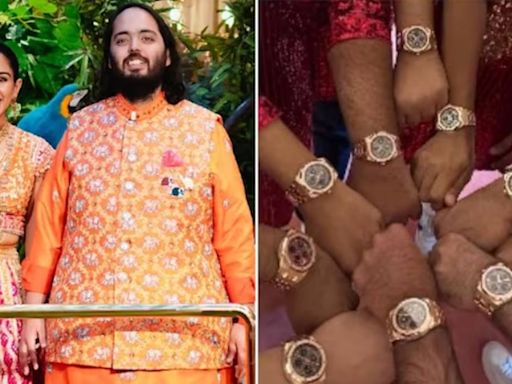 Anant Ambani gifts customised luxury watches worth Rs 1.5 crore to Shah Rukh Khan, Vicky Kaushal, Ranveer Singh, and other guests