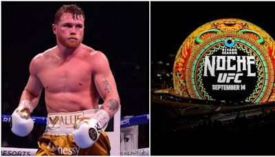 Saul 'Canelo' Alvarez is reportedly going head-to-head with UFC 306 at The Sphere