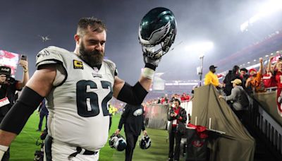 Jason Kelce Is Not Happy He Won't Get to Block for Saquon Barkley