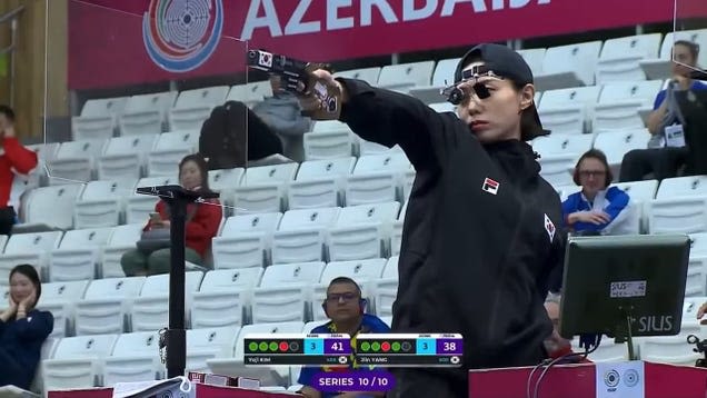 Olympics Sharpshooter Looks Like A Cool Video Game Character And People Are Obssessed