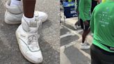 Which music icon decided these were the right shoes for running the New York Half Marathon?