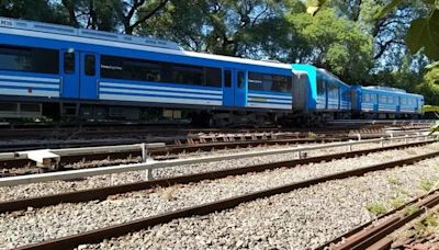 Descarriló un tren del Ferrocarril San Martín y chocó con otra formación en Palermo: hay 16 personas heridas