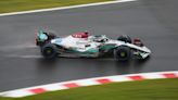 George Russell leads Lewis Hamilton in Mercedes one-two during Japan GP practice