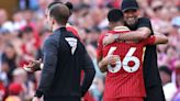 An emotional farewell to Jurgen Klopp as he manages Liverpool for the last time