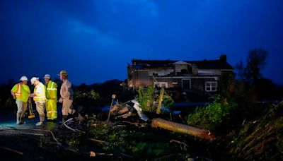 Multiple tornadoes strike across 6 states as 350 damaging storms pummel parts of US