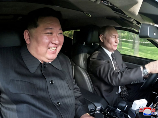 Putin Gifts Kim Jong Un Limousine Made With Imported South Korean Parts