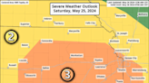 Northeast Kansas forecast to see potential Saturday for large hail, high winds, tornadoes