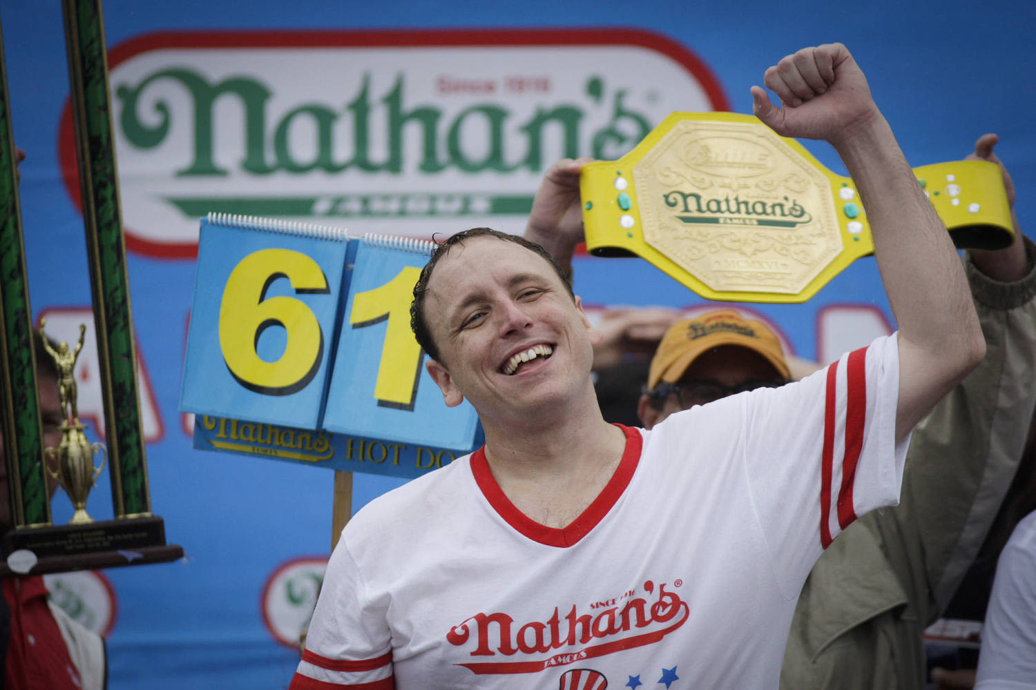 Joey Chestnut is competing in another hot dog eating contest on July 4 following ‘ban’