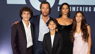 Matthew McConaughey, Camila Alves, and Their Kids Made a Rare Red Carpet Appearance