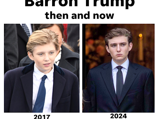 Barron Trump, Donald and Melania's son: From blond baby to 6-foot-7 tall college-bound teen