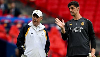 Ancelotti: Courtois to start UCL final for Madrid