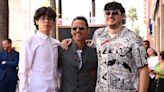 Marc Anthony Joined by Sons Ryan and Cristian During Hollywood Walk of Fame Ceremony