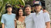 Mark Wahlberg and Rhea Durham's Sons Stand Taller Than Their Parents in New Family Vacation Photo: 'My Boys'