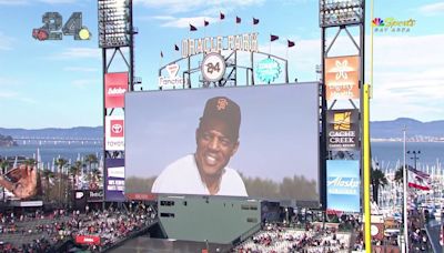 Giants honor Willie Mays in moving pregame ceremony at Oracle Park