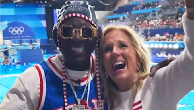 The Source |Flava Flav Emerges as USA Women's Water Polo Sponsor, Joins Jill Biden at the Paris Olympics