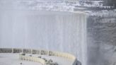 Niagara Falls transformed into almost-completely frozen winter wonderland due to US severe cold snap