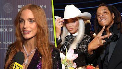 Jessica Chastain on If She'd Collaborate With Beyoncé and JAY-Z Again After 'Family Feud' (Exclusive)