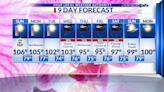 9 Day Forecast: Heat Advisory extended; cooler temperatures later