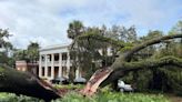 Tree falls on Ron DeSantis’s mansion with his family inside as Hurricane Idalia rocks Florida